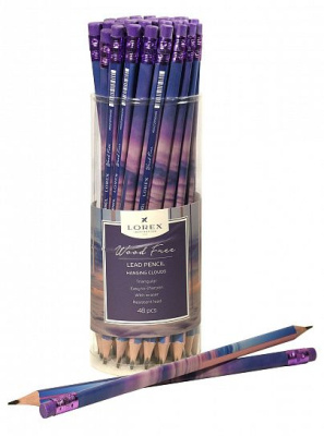 Фото Карандаш чернографитный HB пластиковый с ластиком LOREХ LXLPWF-HC1 от производителя, с доставкой по Хабаровску