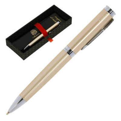 Фото Ручка шар MANZONI Piza корпус матовое золото с гравировкой -MAPBGS от производителя, с доставкой по Хабаровску