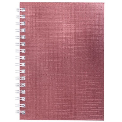 Фото Записная книжка А6 80л клетка бумвинил на гребне METALLIC Розовая 80ЗК6бвВ1гр  от производителя, с доставкой по Хабаровску