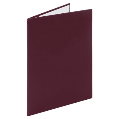 Фото Папка адресная А4 БЕЗ НАДПИСИ бумвинил бордовая STAFF Basic 129634 от производителя, с доставкой по Хабаровску