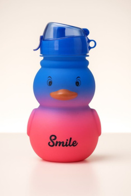 Бутылка 880мл Cute duck blue-pink HZ-148-03