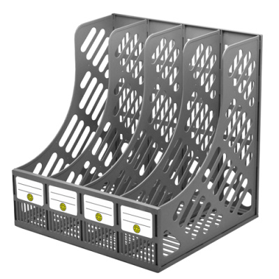 Фото Файл для бумаг 4-секционный пластик серый DOLCE COSTO D00648-GR от производителя, с доставкой по Хабаровску