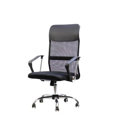 Кресло Creslan ZT 076-12 черный сетка/иск.кожа