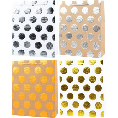Фото Пакет подарочный 26x32x10см deVENTE Polka dots 9041115 от производителя, с доставкой по Хабаровску