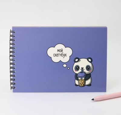 Фото Скетчбук 40л 140х200мм на гребне Sweet panda 66SB-209 от производителя, с доставкой по Хабаровску