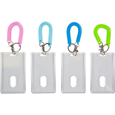 Фото Бейдж вертикальный 110x70мм на пластиковой пружине deVENTE Classic8093315 от производителя, с доставкой по Хабаровску