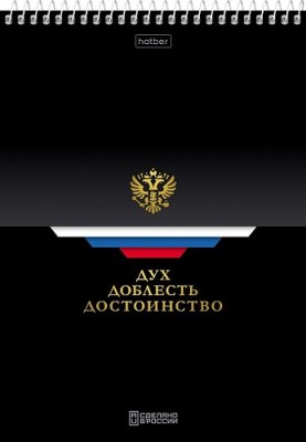 Фото Блокнот А5 60л клетка на гребне Hatber Россия 60Б5В1сп 092968 от производителя, с доставкой по Хабаровску