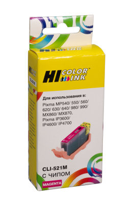 Картридж Hi-Black (HB-CLI-521M) для Canon PIXMA iP3600/iP4600/MP540, M
