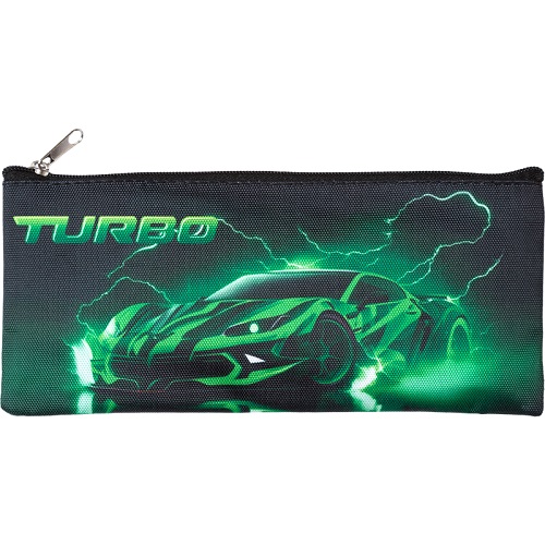 Фото Пенал Attomex Turbo 21,5x9x1см плоский текстиль 7024503 от производителя, с доставкой по Хабаровску