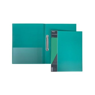 Фото Папка на 2 кольцах 25мм зеленая Hatber STANDARD 2AB4_00107  от производителя, с доставкой по Хабаровску