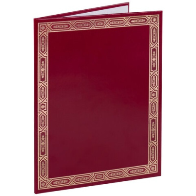 Фото Папка адресная А4 РАМКА бумвинил бордовая STAFF 121919 от производителя, с доставкой по Хабаровску