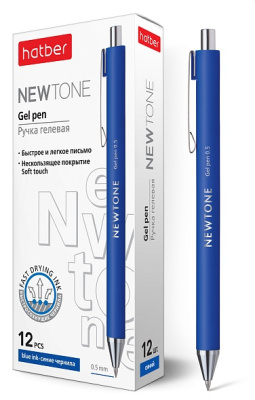 Фото Ручка гел мех 0,5 синяя Hatber Newtone GP_060041 от производителя, с доставкой по Хабаровску