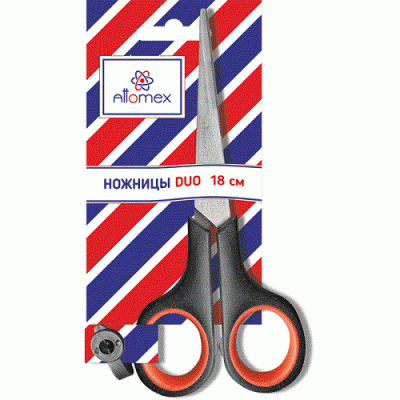 Фото Ножницы 170мм Attomex Duo прорезиненные кольца 4091821 от производителя, с доставкой по Хабаровску