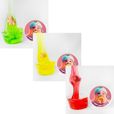 Фото Слайм Стекло 50гр с кольцами 3 цвета ассорти от производителя, с доставкой по Хабаровску