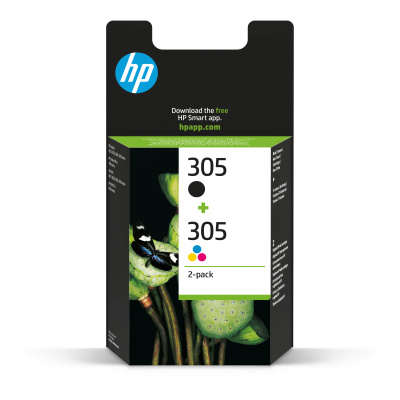 Картридж струйный 305 для HP DJ 2320/2710/2720, 120/100стр.(О) (3YM60AE+3YM61AE) черный+цвет 6ZD17AE