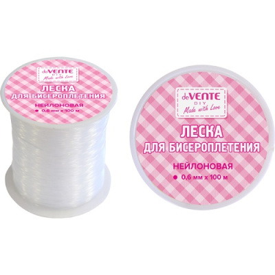 Фото Леска для бисероплетения deVENTE Line 0.6 мм 100м прозрачная 8001395 от производителя, с доставкой по Хабаровску
