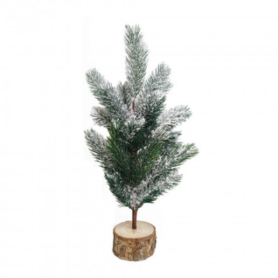 Фото Ель заснеженная на пенечке 32см 852420 от производителя, с доставкой по Хабаровску