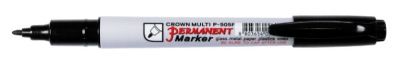 Фото Маркер перм 1мм черный пулевидный Crown Multi Marker Super Slim P-505F(без срока годн.) от производителя, с доставкой по Хабаровску