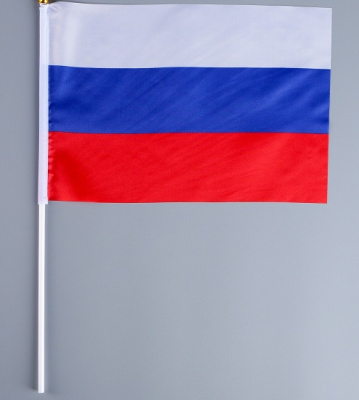 Фото Флаг России 20х30см шток 40см 2763500 от производителя, с доставкой по Хабаровску
