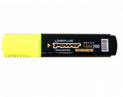 Фото Выделитель текста 1-5 мм Line Plus желтый HI-700C от производителя, с доставкой по Хабаровску