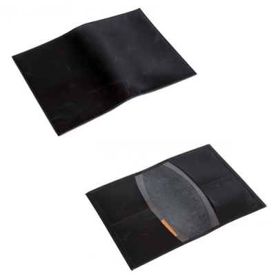 Фото Обложка для паспорта кожа Гранд черная 02-017-0513 от производителя, с доставкой по Хабаровску