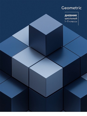 Фото Дневник школьный 1-11кл 40л А5 СИНИЕ КУБЫ Д40-3841 от производителя, с доставкой по Хабаровску