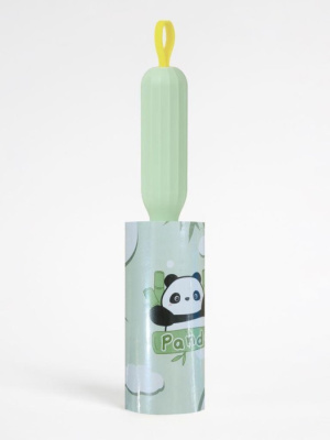 Ролик для чистки одежды 10смх60л Панда и бамбук 161-020-04