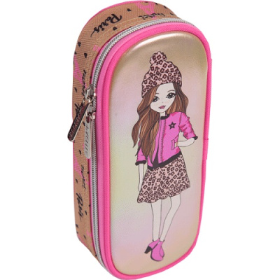 Фото Пенал deVENTE Style Girl 21x8x5см овальный текстиль 7023334 от производителя, с доставкой по Хабаровску