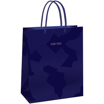 Фото Пакет подарочный 11×14×6,5см MESHU Blue pattern MS_61600 от производителя, с доставкой по Хабаровску