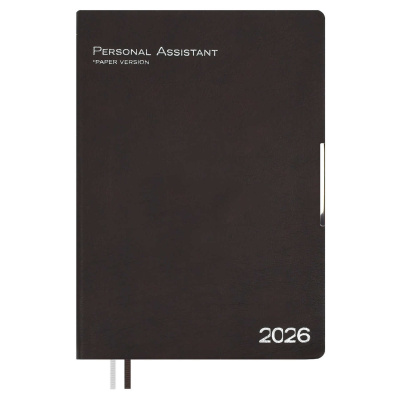 Фото Ежедневник А4 2026 ESCALADA Шеврет глосс 240стр иск кожа коричневый 70206 от производителя, с доставкой по Хабаровску