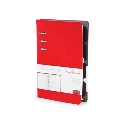 Фото Ежедневник А6 без дат BrunoVisconti FIRENZE 320стр иск кожа красный 3-511/04 от производителя, с доставкой по Хабаровску