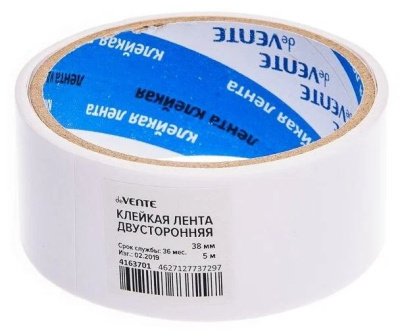 Фото Скотч 38мм 5м  двусторонний полипропилен deVENTE REPAIR & CRAFT 4163701 от производителя, с доставкой по Хабаровску