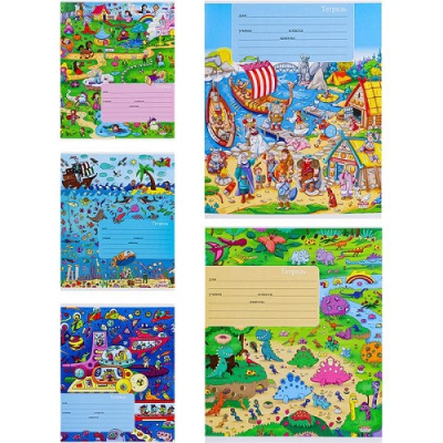 Фото Тетрадь 24л линейка Сюжеты в картинках 24-0116 от производителя, с доставкой по Хабаровску