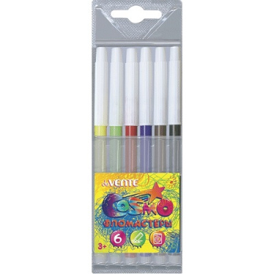 Фото Фломастеры 6цв невентилируемый колпачок deVENTE Cosmo 5080309 от производителя, с доставкой по Хабаровску