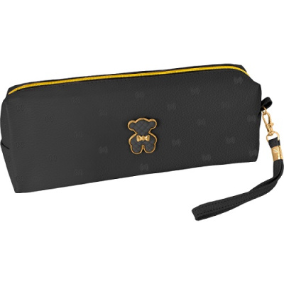 Фото Пенал deVENTE Teddy 21,5x8x5см прямоугольный иск кожа черный 7029585 от производителя, с доставкой по Хабаровску