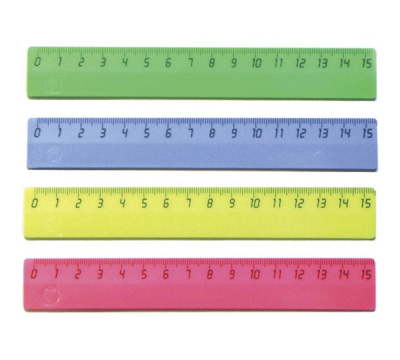 Фото Линейка 15см пластиковая deVENTE Air Fluo неон ассорти 5091501 от производителя, с доставкой по Хабаровску