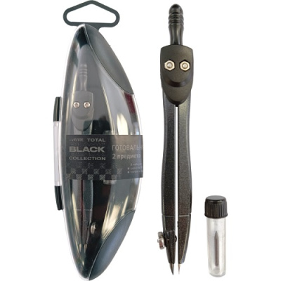 Фото Готовальня 2пр deVENTE Total black 5093400 от производителя, с доставкой по Хабаровску