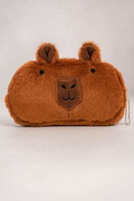 Фото Пенал плюшевый Serious Capybara brown 80P-069 от производителя, с доставкой по Хабаровску