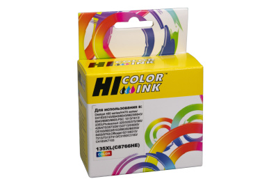 Картридж Hi-Black (HB-C8766HE) для HP DJ 6543/5743/PS 8153/8453, №135XL, Color