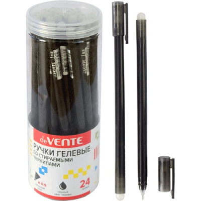 Фото Ручка гел 0,5 черная Пиши-стирай игольчатый узел deVENTE Simple 5051215 от производителя, с доставкой по Хабаровску