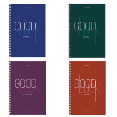 Фото Тетрадь 120л А4 клетка гребень BRAUBERG Good Luck 404074 от производителя, с доставкой по Хабаровску