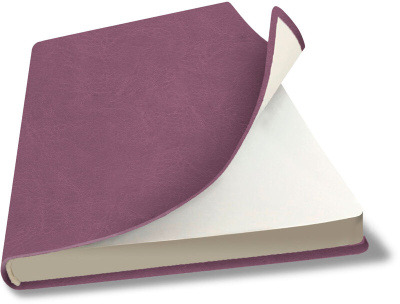 Фото Записная книга - Скетчбук Lamark Salut FLEX A5 фуксия, 160 стр., крем. блок, без линовки, закругленн от производителя, с доставкой по Хабаровску