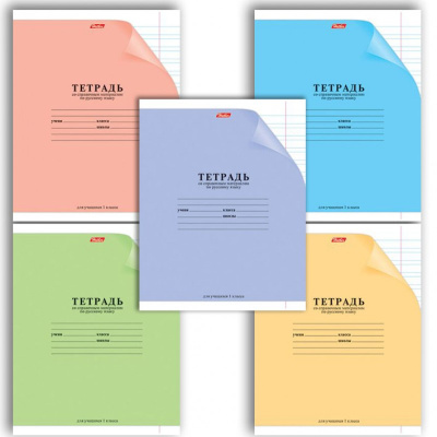Фото Тетрадь 12л узкая линейка С уголком 12Т5В7 053401 от производителя, с доставкой по Хабаровску