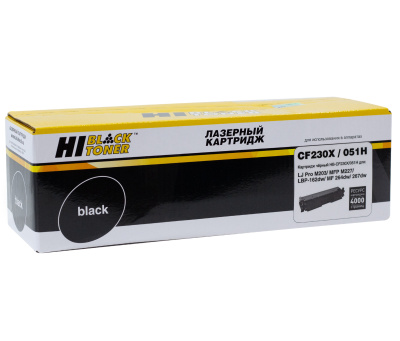 Тонер-картридж Hi-Black (HB-CF230X/051H) для HP LJ Pro M203/MFP M227/LBP162dw/MF 264dw/267dw, 4K