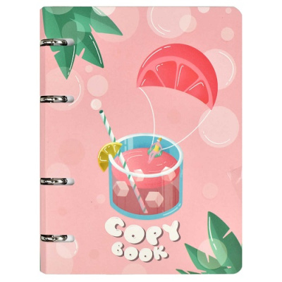 Фото Тетрадь 120л А5 клетка на кольцах Цитрусовый отпуск 57426 от производителя, с доставкой по Хабаровску