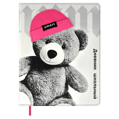 Фото Дневник школьный 1-11кл 48л А5 Феникс Мишка в шапочке 68717 от производителя, с доставкой по Хабаровску