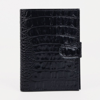 Фото Обложка д/документов (паспорт+авто) черный кайман 2741841 от производителя, с доставкой по Хабаровску