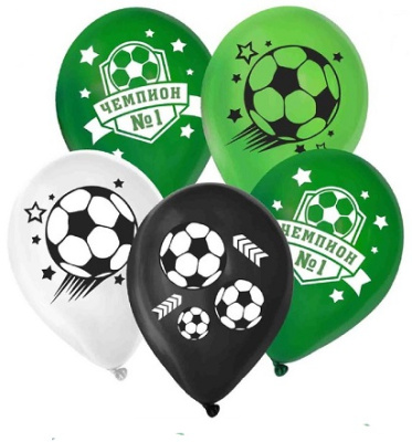 Фото Шар воздушный Футбол 5шт 9292641 от производителя, с доставкой по Хабаровску