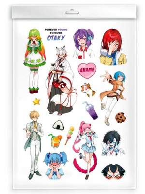 Фото Наклейки Стикеры для фанатов ГЕРОИ КОСПЛЕЙ -АНИМЕ 67576 от производителя, с доставкой по Хабаровску