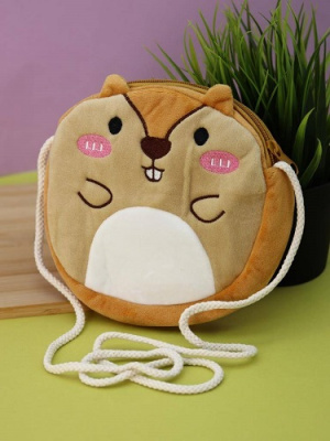 Сумочка плюшевая Beaver ginger 80P-002